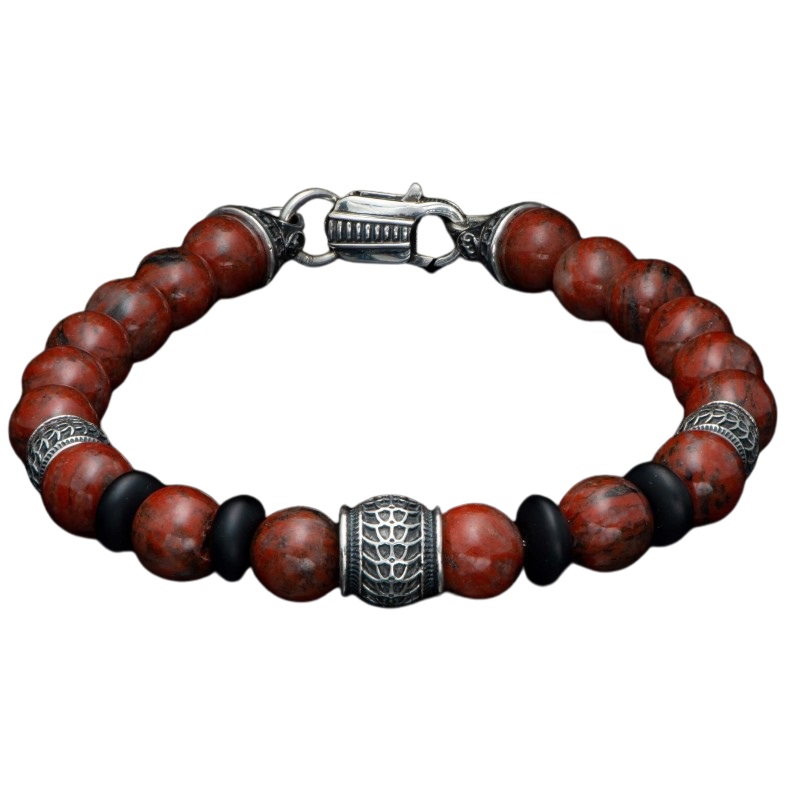 William Henry Newport Red Jasper Bracelet